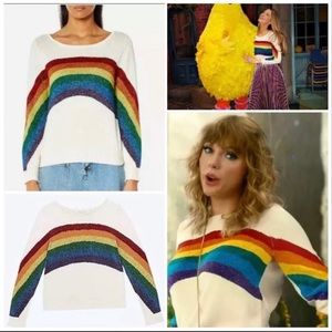 Marc Jacobs “Metallic Rainbow Sweater”